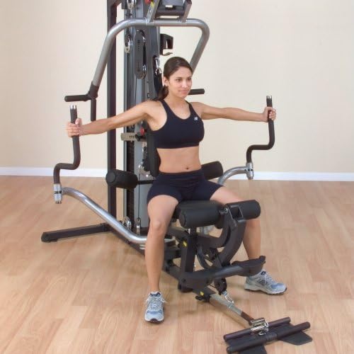 Body-Solid (G5S) Multi-Station With 210lb Selectorized Weights Stack Home Gym Machine, Arm Leg Strength Training Equipment Functional Exercise Workout Station for Weight lifting and Bodybuilding