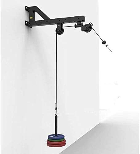 Ipanda Forearm Wrist Trainer, Tricep Workout Machine Wall-Mounted Cable Pulley System for LAT Pull Downs, Tricep Pull Downs, Forearm Home Gym Equipment