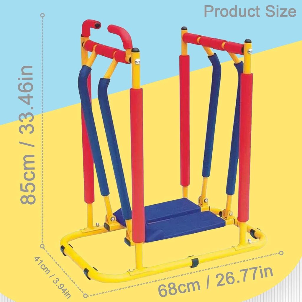 Kids Fitness Exercise Equipment, Fitness Equipment Children, Adjustable Exercise Equipment for Kids, Gifts Idea for Boys and Girls Ages 3-12 Years Old