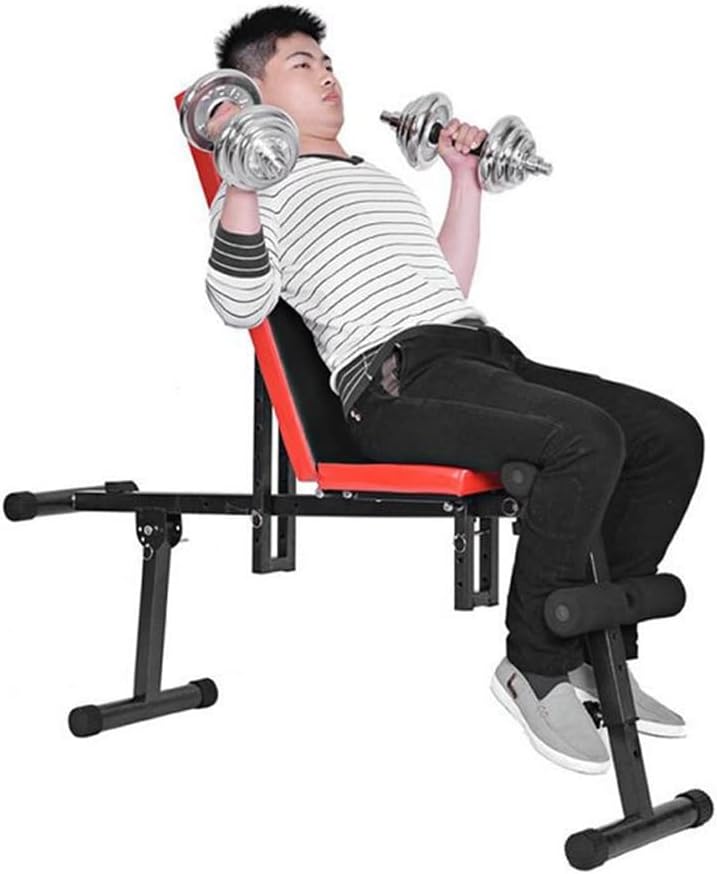 WALNUTA Upgraded Dumbbell Bench Fitness Chair Adjustable Abdominal Muscle Training Sit-up Board Abdominal