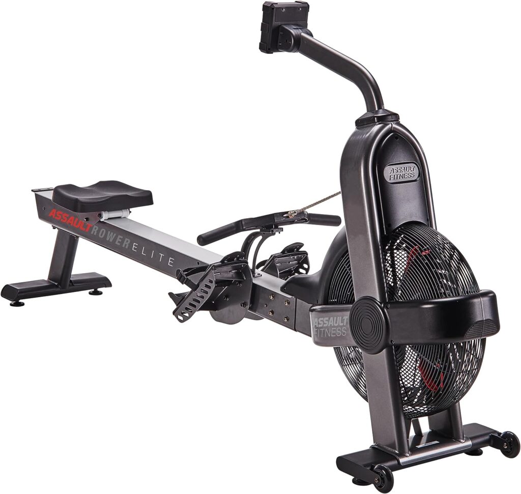 Assault Fitness Rower Elite - Rower Machine for HIIT, Cardio, and Endurance Training