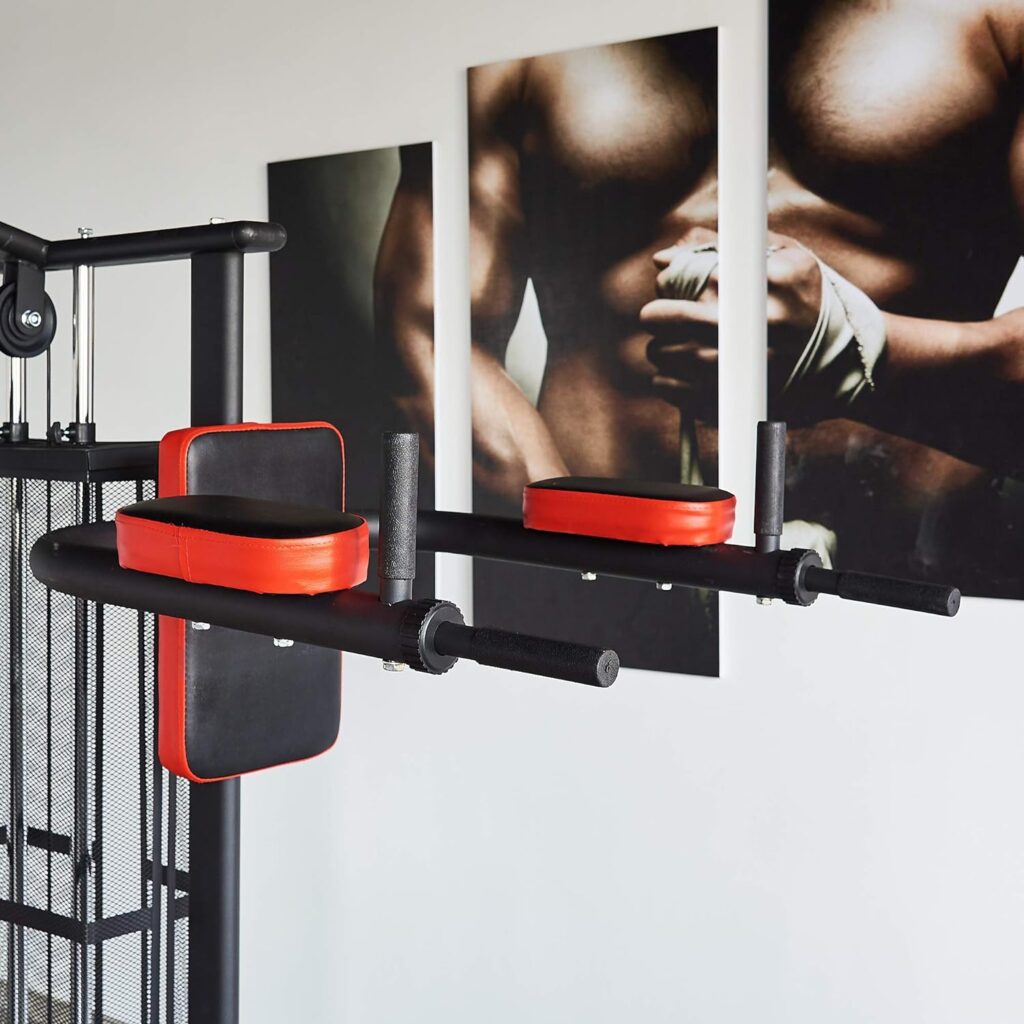 BalanceFrom-Home-Gym-System Workout-Station with 380LB of Resistance, 145LB-Weight Stack, Comes with Installation Instruction-Video