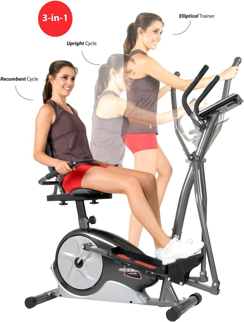 Body Champ 3-in-1 Trio-Trainer Workout Machine, BRT3858