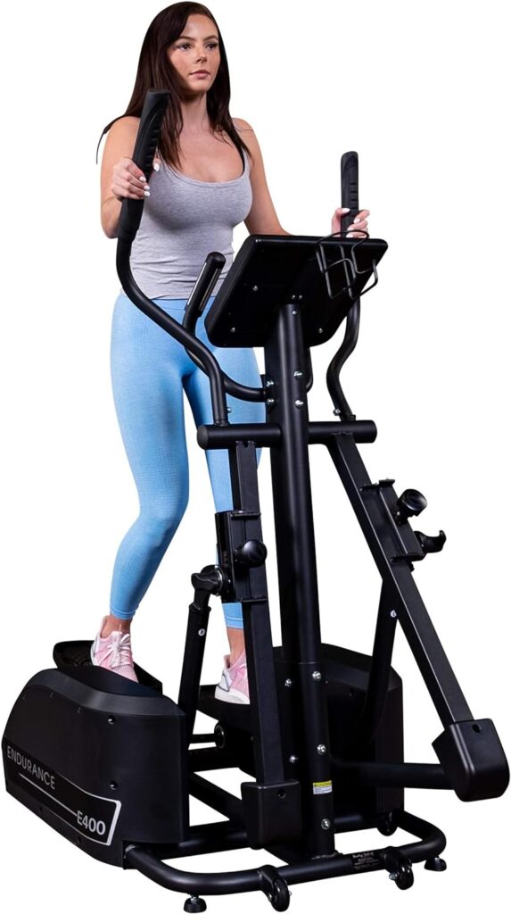 Body-Solid (E400) Elliptical Trainer Machine, Cardio Workout Crosstrainer Exercising Machines for Home  Commercial Gym with 300lb Weight Capacity