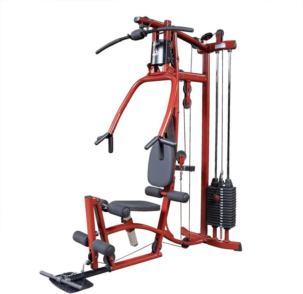 Body-Solid EXM1/2 Home Gym - Multi Station with 210 lbs. Weight Stack