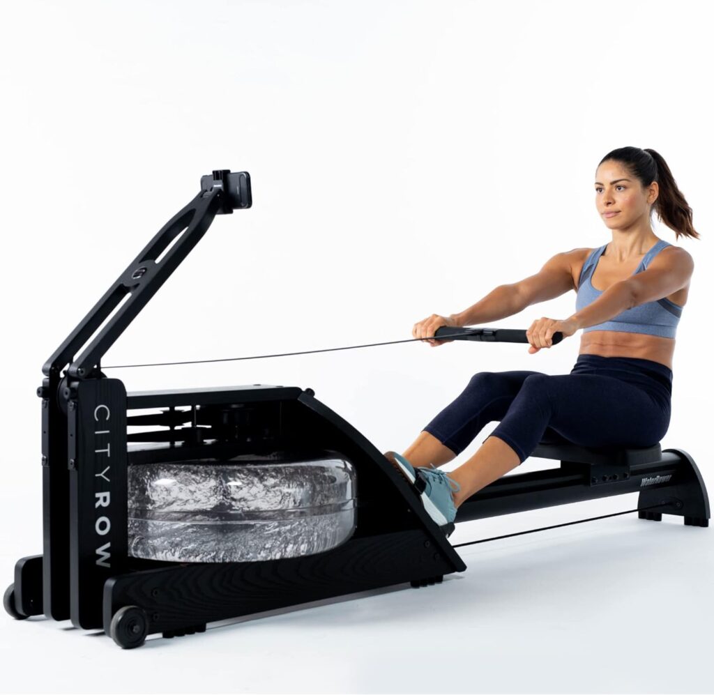 CITYROW Classic Rower - Portable Rowing Machine for Home - Gym Quality Exercise Equipment - Low Impact, High Intensity Row Machine for All Fitness Levels - Monitor with Bluetooth Connectivity
