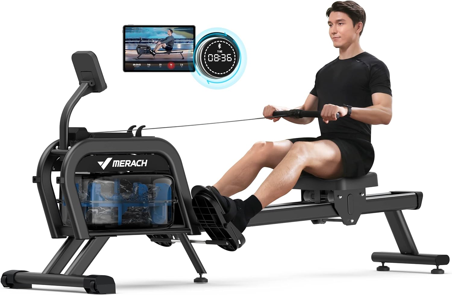 MERACH Water Magnetic Rowing Machine Review