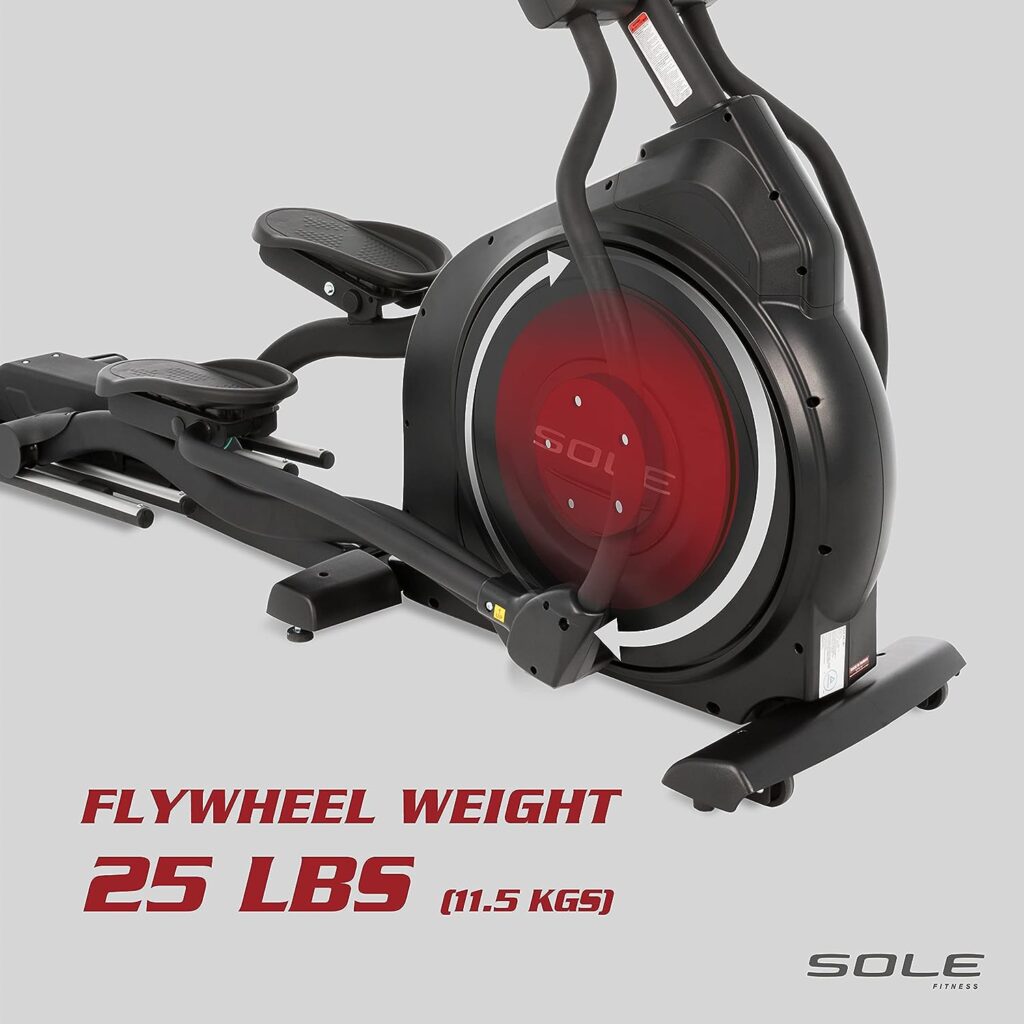 SOLE Fitness E35, E25, E20, E55, E95, E98 2020 Model Elliptical Machine, Elliptical Machines for Home Use, Home Exercise Equipment for Cardio Training, Work from Home Fitness Stepper Machine…