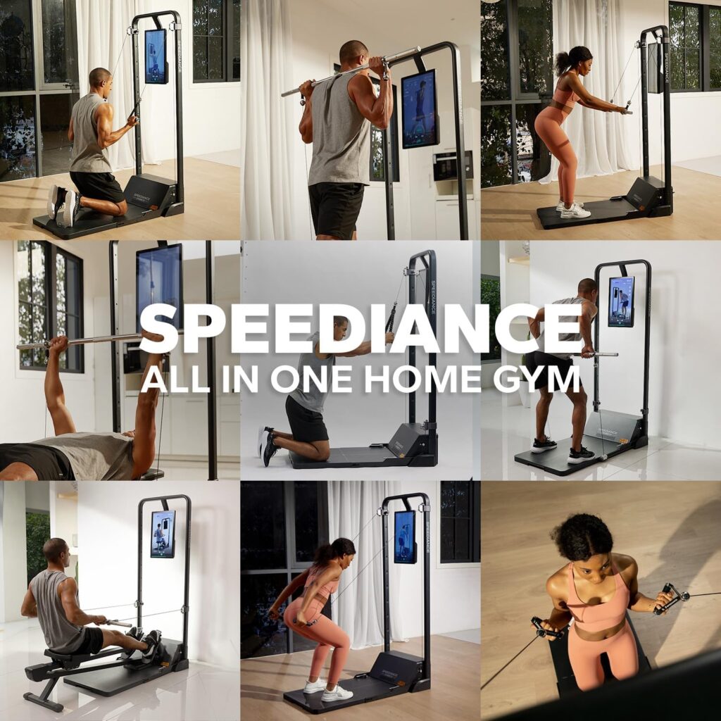 Speediance All-in-One Smart Home Gym, Smart Fitness Trainer Equipment, Total Body Resistance Training Machine, Strength Training Machine