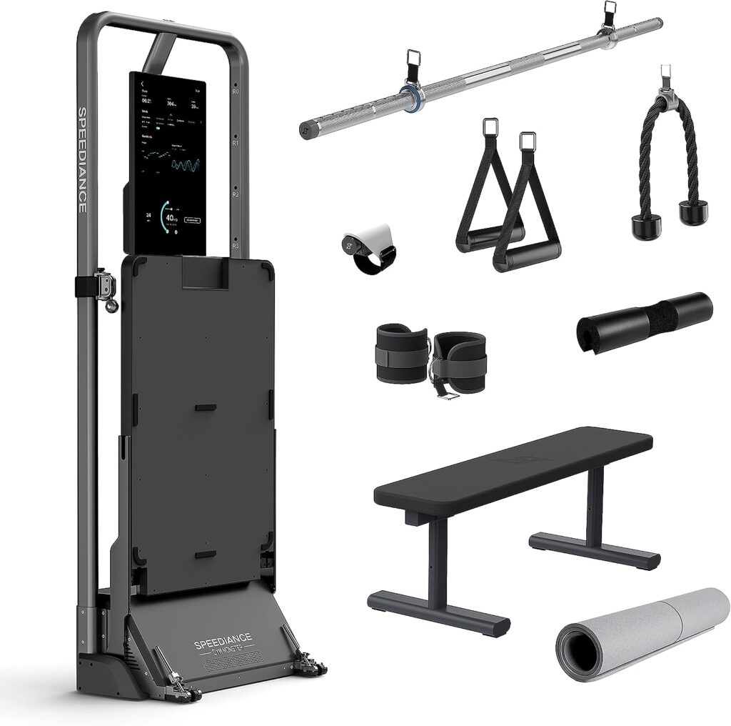 Speediance All-in-One Smart Home Gym, Smart Fitness Trainer Equipment, Total Body Resistance Training Machine, Strength Training Machine