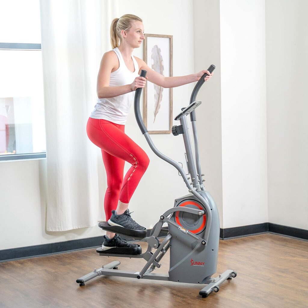 Sunny Health  Fitness Performance Cardio Climber - SF-E3911, Grey