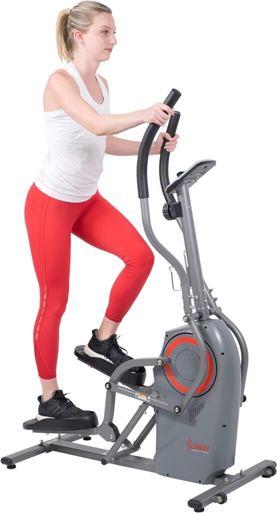 Sunny Health  Fitness Performance Cardio Climber - SF-E3911, Grey