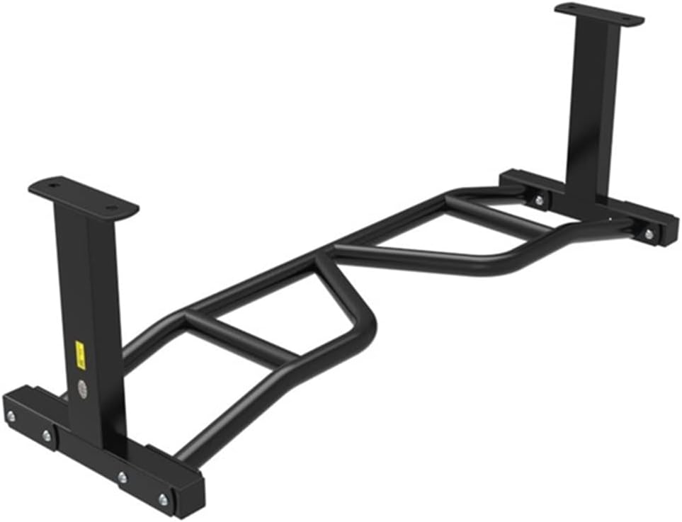 Wall- Mounted Upper Body Workout Bar, Training Equipment, Pull- Up Bar, Horizontal Bar Installed On The Cross Beam, for Indoor Home Gym Exercises Accessories (Color : Black, Size : 42.5x13.7in)