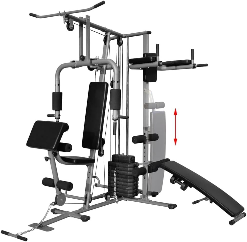 Home Gym Equipment: Multi-Functional Fitness Machine for Full-body Workout Weightlifting Set  Exercise Station - Strength Training System for Effective Fitness Routine