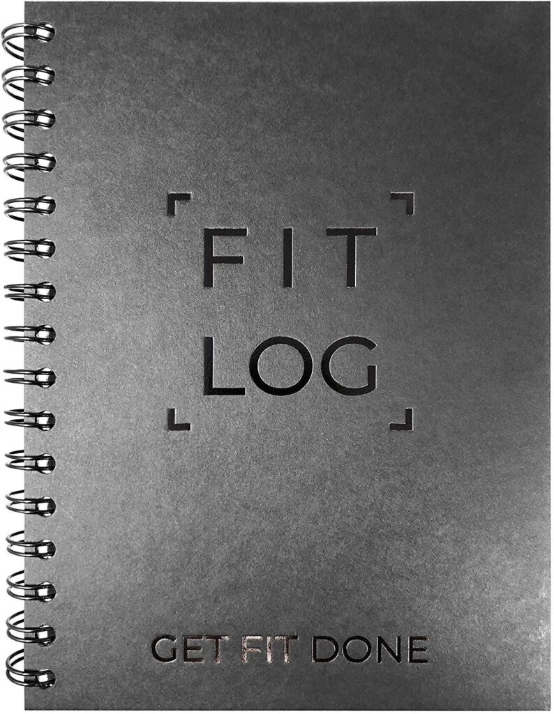 Cossac Undated Fitness Journal  Workout Planner - Designed by Experts Gym Notebook, Workout Tracker,Exercise Log Book for Men Women