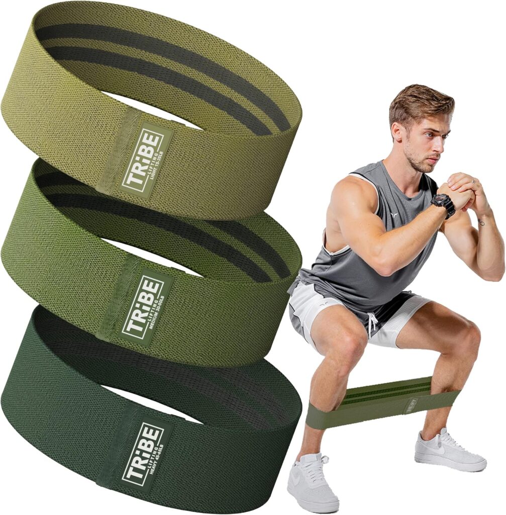 Fabric Resistance Bands for Working Out - Booty Bands for Women and Men - Exercise Bands Resistance Bands Set - Workout Bands Resistance Bands for Legs